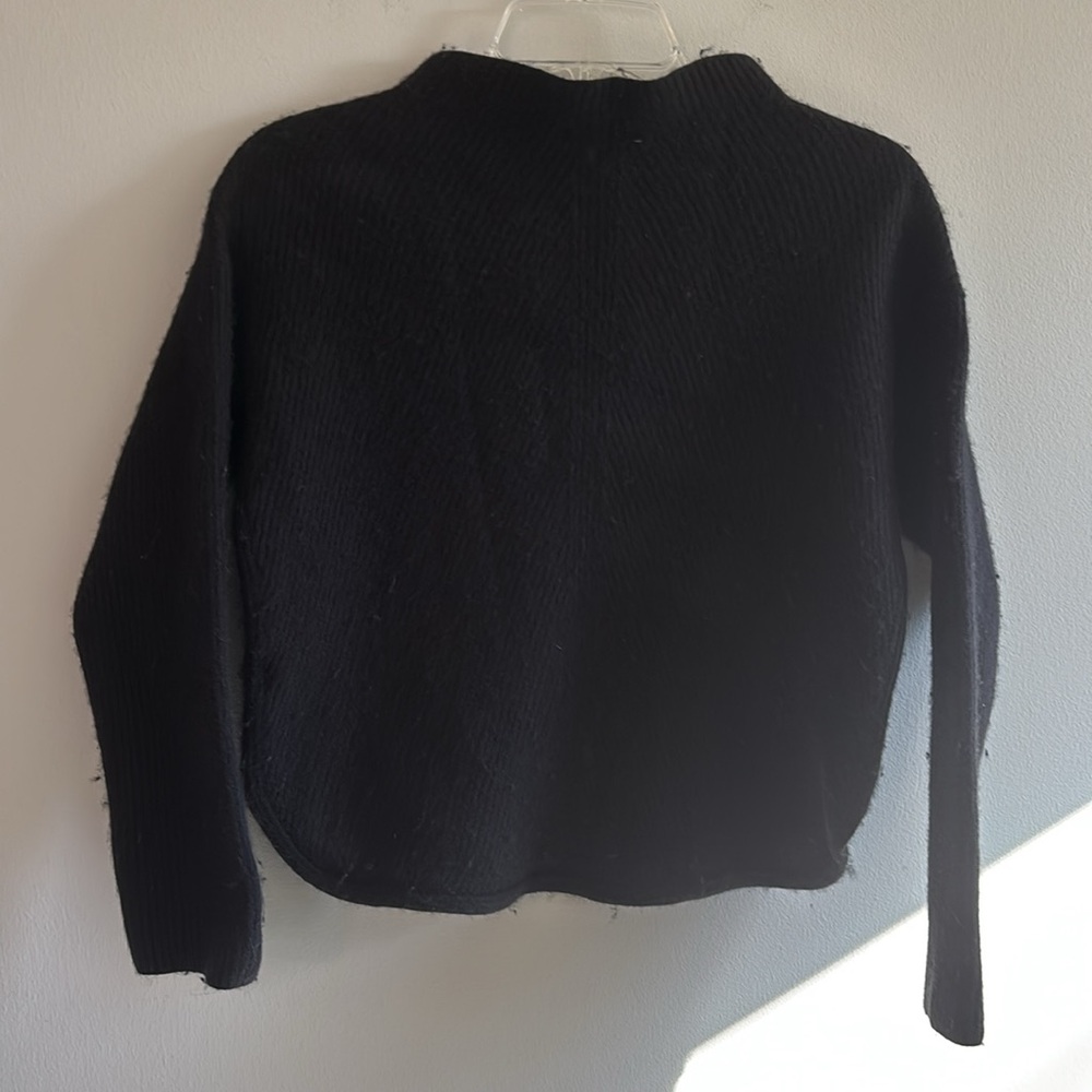 Aritzia Babaton mockneck wool linen blend wide fit sweater - Picture 5 of 10